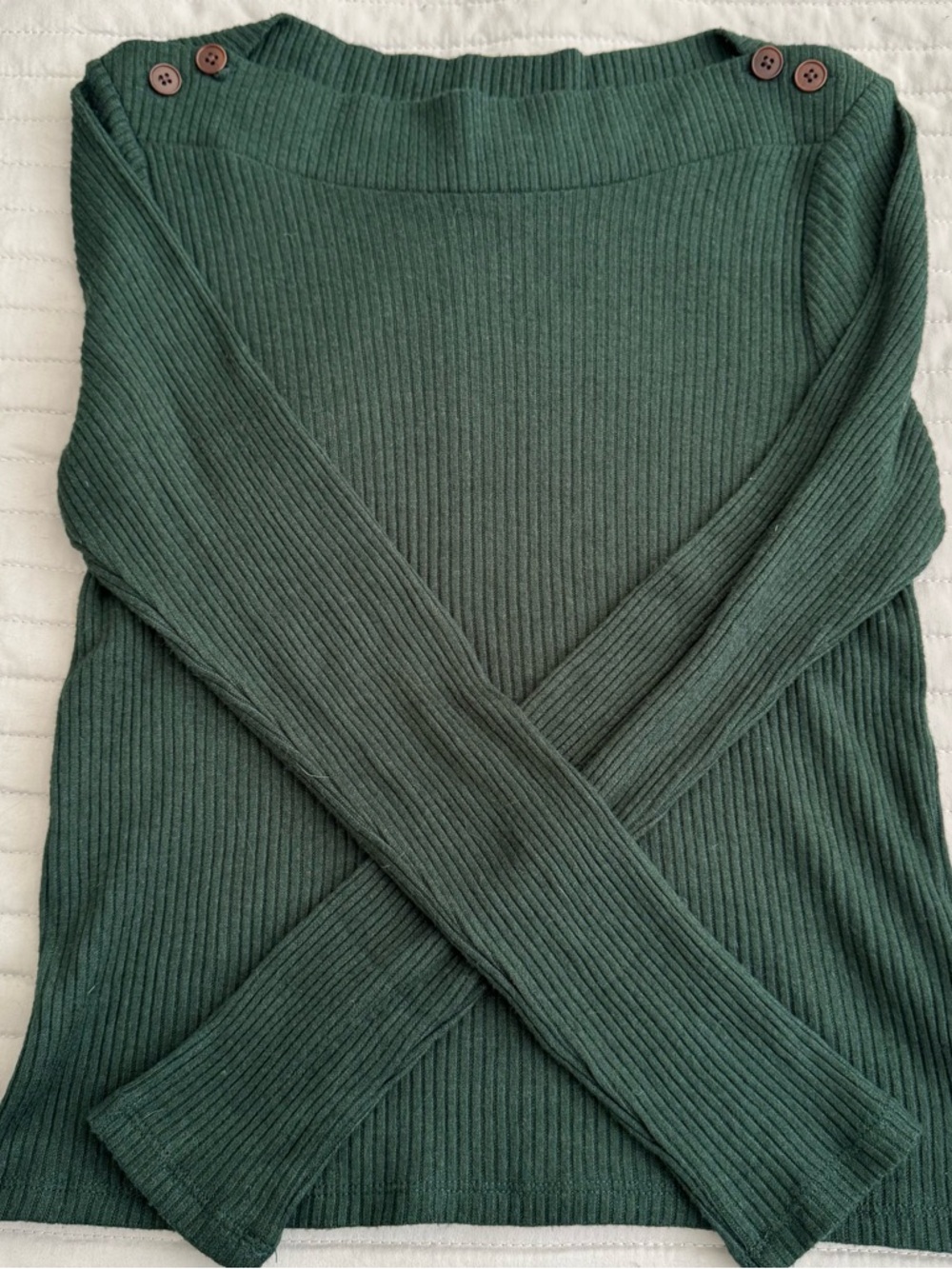 Madewell Ribbed Boatneck Sweater Top